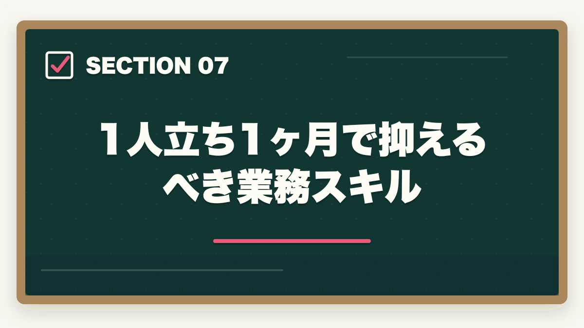 1人立ち1ヶ月で抑えるべき業務スキル｜訪問介護 ヘルパー 1人立ち 不安|事前準備5ステップとメンタル対策の完全ガイドの図解