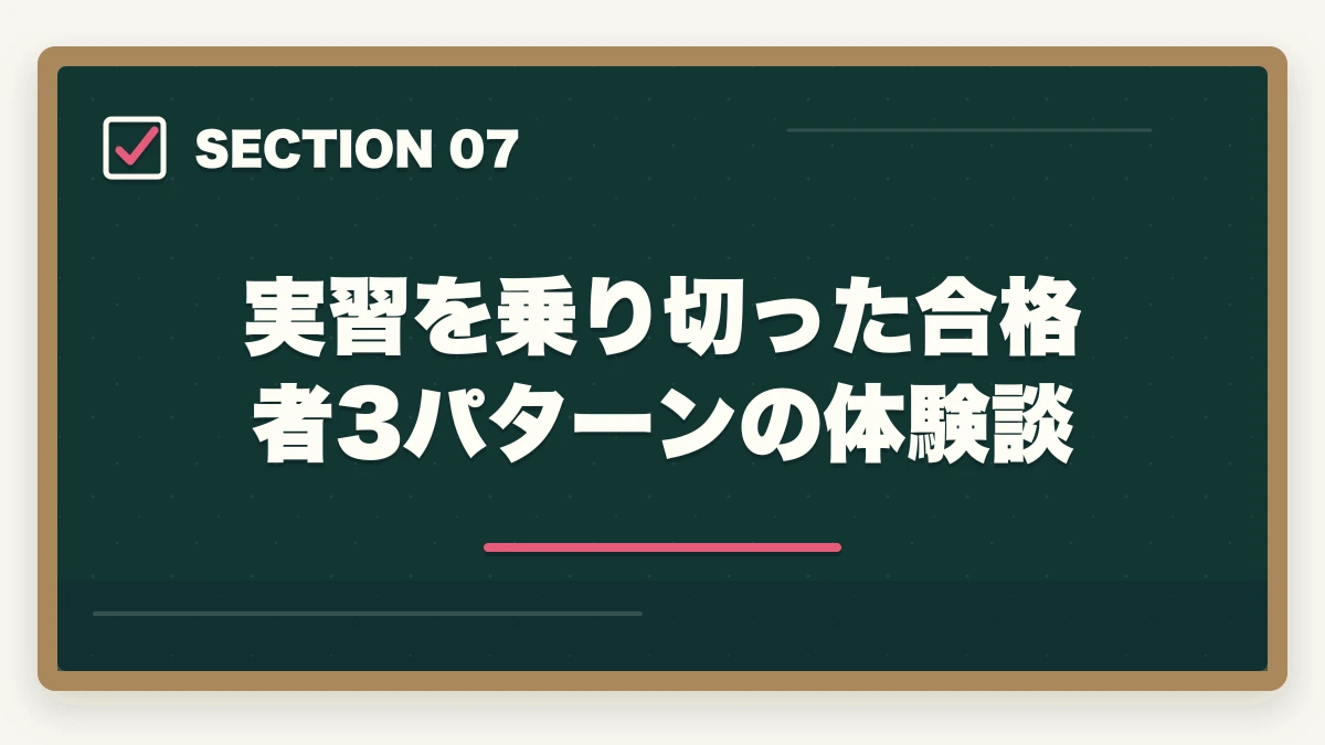 実習を乗り切った合格者3パターンの体験談｜社会福祉士の実習180時間内訳と社会人の有給確保戦略の図解
