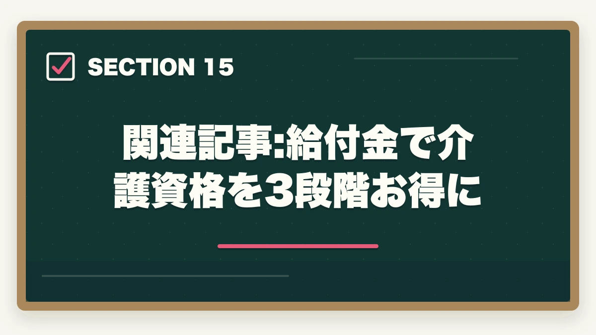 関連記事:給付金で介護資格を3段階お得に｜介護初任者研修のニチイ三幸福祉未来ケアカレッジ3社徹底比較の図解