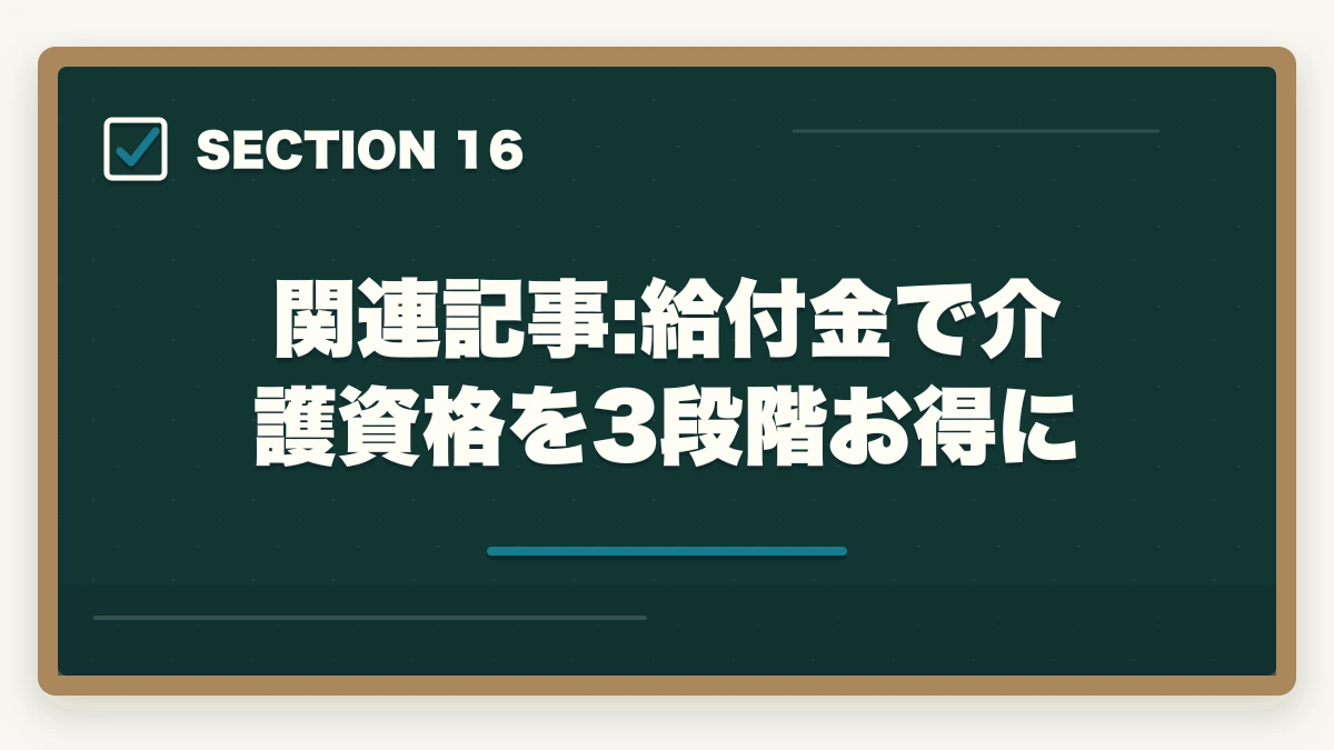 関連記事:給付金で介護資格を3段階お得に｜介護実務者研修のニチイ三幸福祉未来ケアカレッジ3社徹底比較の図解