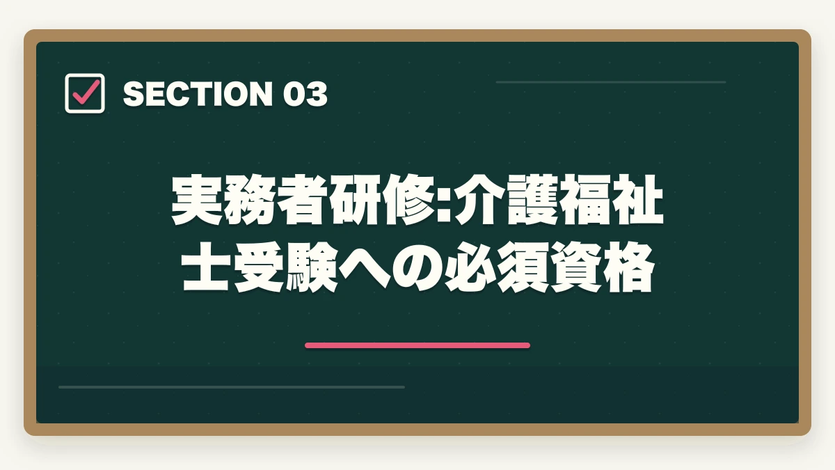 実務者研修:介護福祉士受験への必須資格｜介護資格5つの年収相場と転職市場価値を徹底解説する完全ガイドの図解