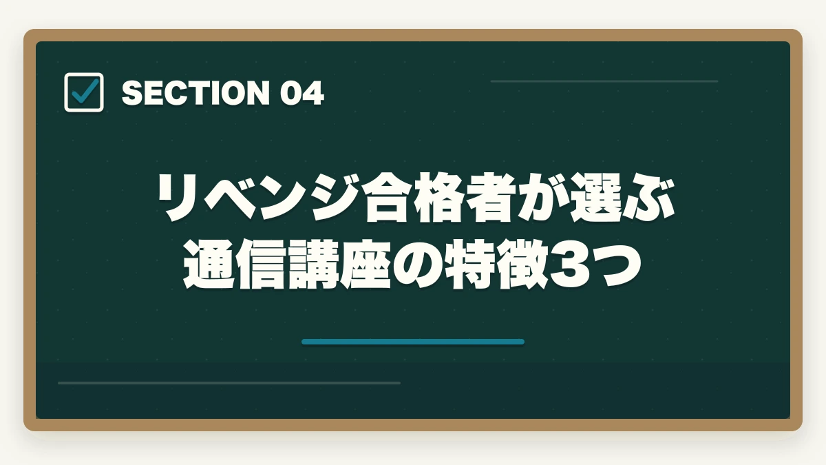 リベンジ合格者が選ぶ通信講座の特徴3つ｜ケアマネ試験の解答速報後にやるべき行動5つ|合格圏・不合格圏それぞれの戦略の図解