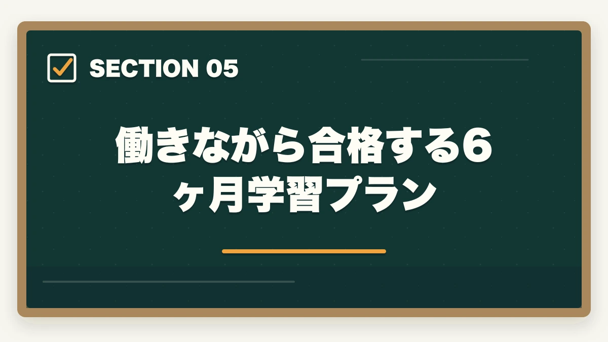 働きながら合格する6ヶ月学習プラン｜認知症ケア専門士の通信講座おすすめ|介護福祉士からのキャリアアップ完全ガイドの図解