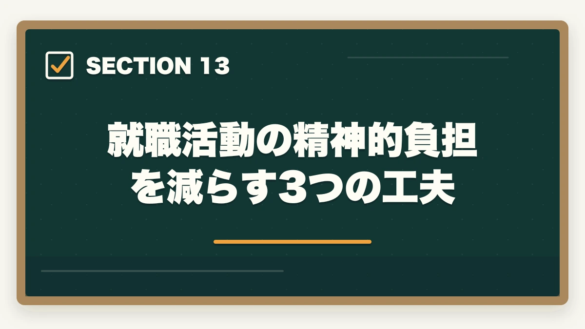 就職活動の精神的負担を減らす3つの工夫｜介護事務の求人を効率的に探す方法|ハローワーク・派遣・転職サイト活用法の図解