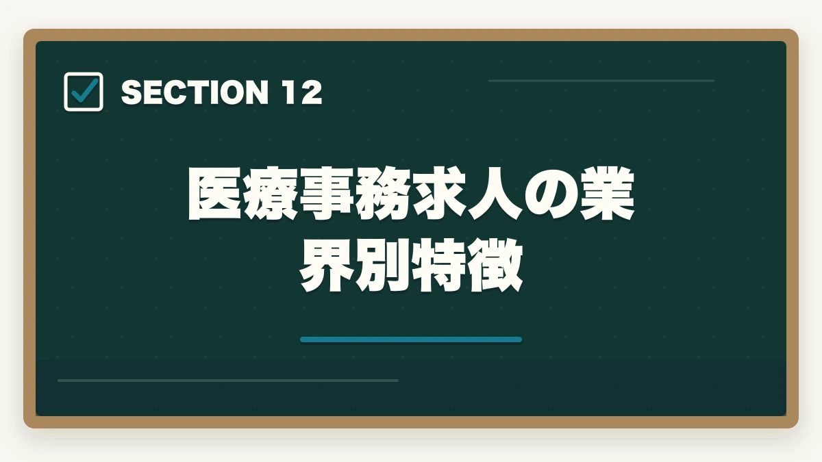 医療事務求人の業界別特徴｜医療事務求人の探し方完全ガイド|優良求人を効率的に見つける5つのルートの図解