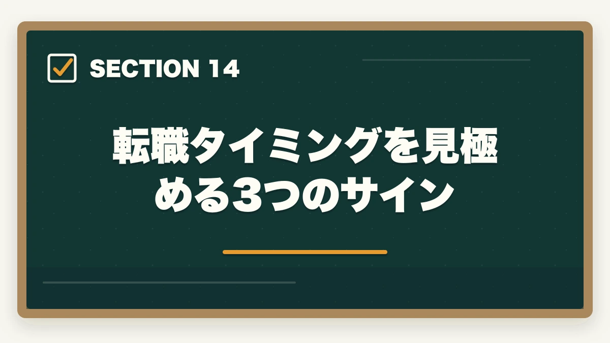 転職タイミングを見極める3つのサイン｜看護助手で給料アップする転職戦略|年収100万円アップを実現する5つのステップの図解