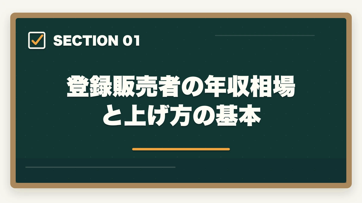 登録販売者の年収相場と上げ方の基本｜登録販売者で給料アップする転職戦略|年収100万円アップを実現する5つのステップの図解