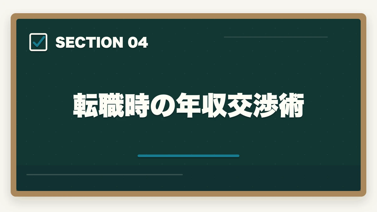 転職時の年収交渉術｜登録販売者で給料アップする転職戦略|年収100万円アップを実現する5つのステップの図解