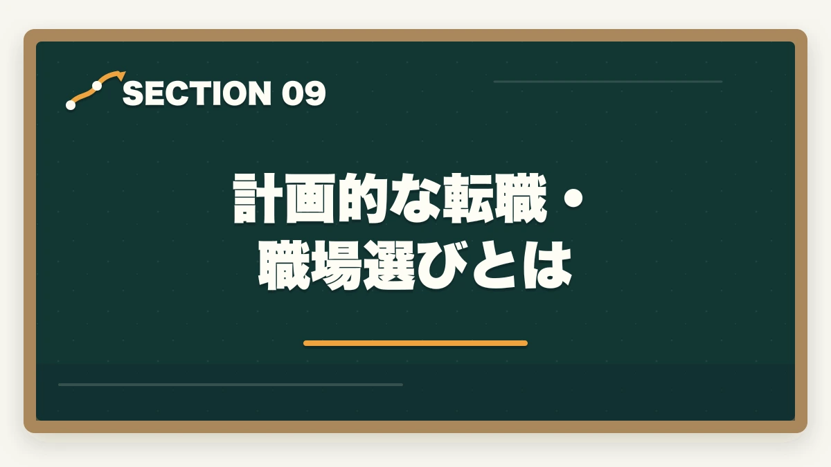 計画的な転職・職場選びとは｜調剤薬局事務の求人の探し方|採用されやすい優良店舗の選び方完全ガイドの図解