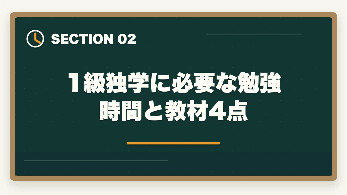 1級独学に必要な勉強時間と教材4点｜福祉住環境コーディネーター1級は独学合格できる?勉強時間と論述対策完全ガイドの図解