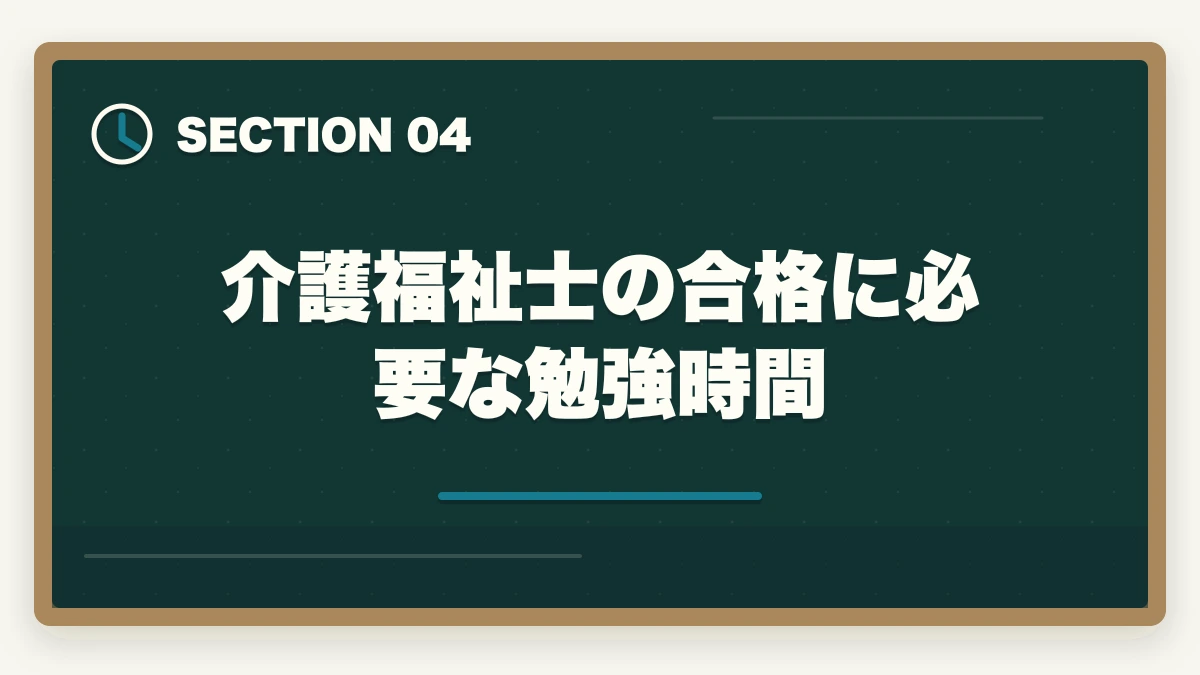 介護福祉士の合格に必要な勉強時間｜介護福祉士の合格率と難易度|10年介護経験者が過去5年データから難しさの本質を解説【2026年】の図解