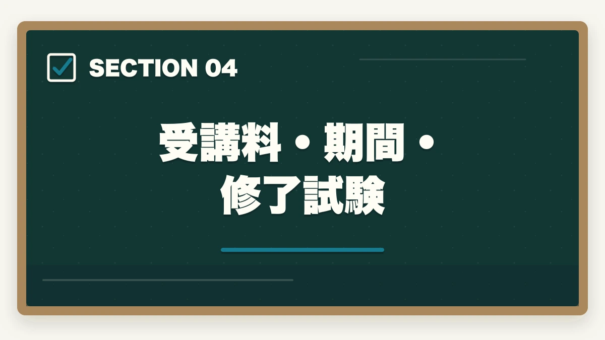 受講料・期間・修了試験｜介護予防健康アドバイザーは地域包括ケアで活きる?運動・栄養・認知の3軸スキル取得ガイドの図解