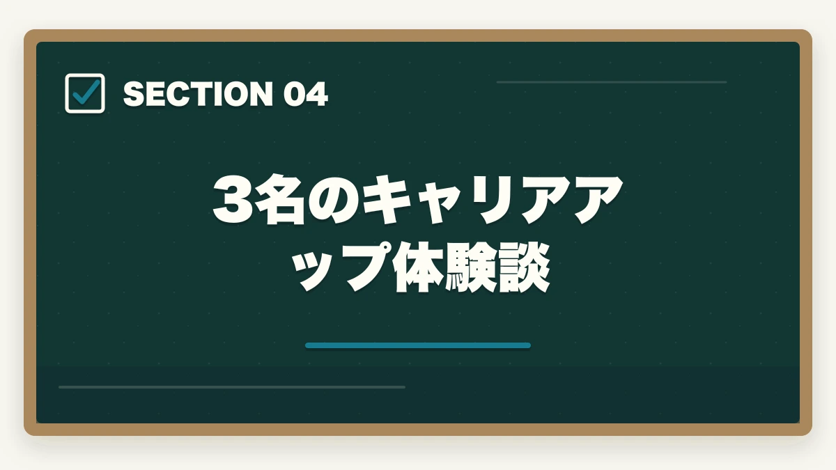 3名のキャリアアップ体験談｜登録販売者で店舗管理者へ|実務2年経験で年収450万円のキャリアアップ完全ガイドの図解