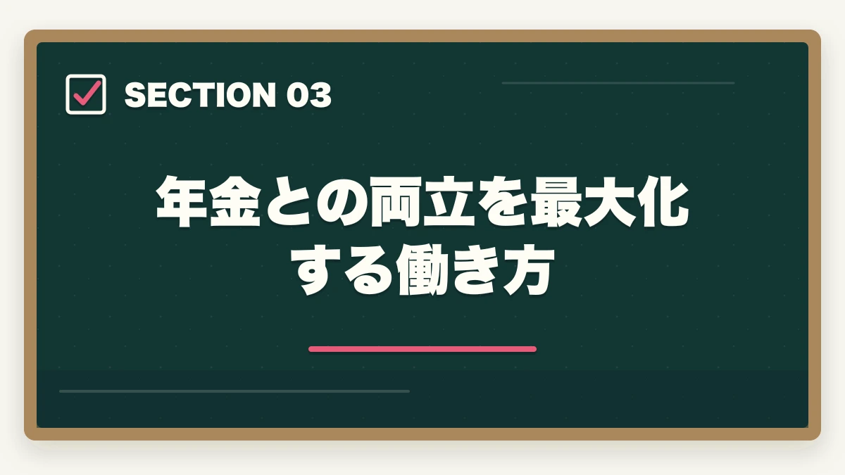 年金との両立を最大化する働き方|医療事務60代シニアの第二キャリア|未経験から始める完全ガイドの図解