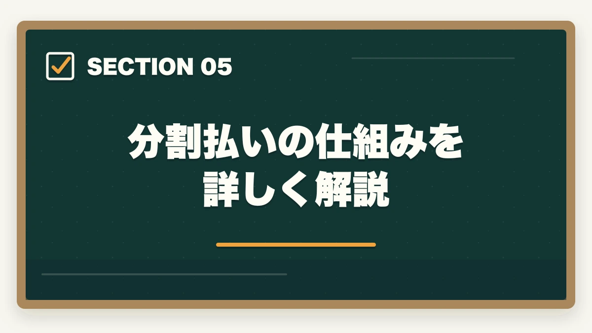 分割払いの仕組みを詳しく解説|ユーキャン社会福祉士の分割払いvs一括払い完全比較|月々4,980円から始める支払い方法ガイドの図解