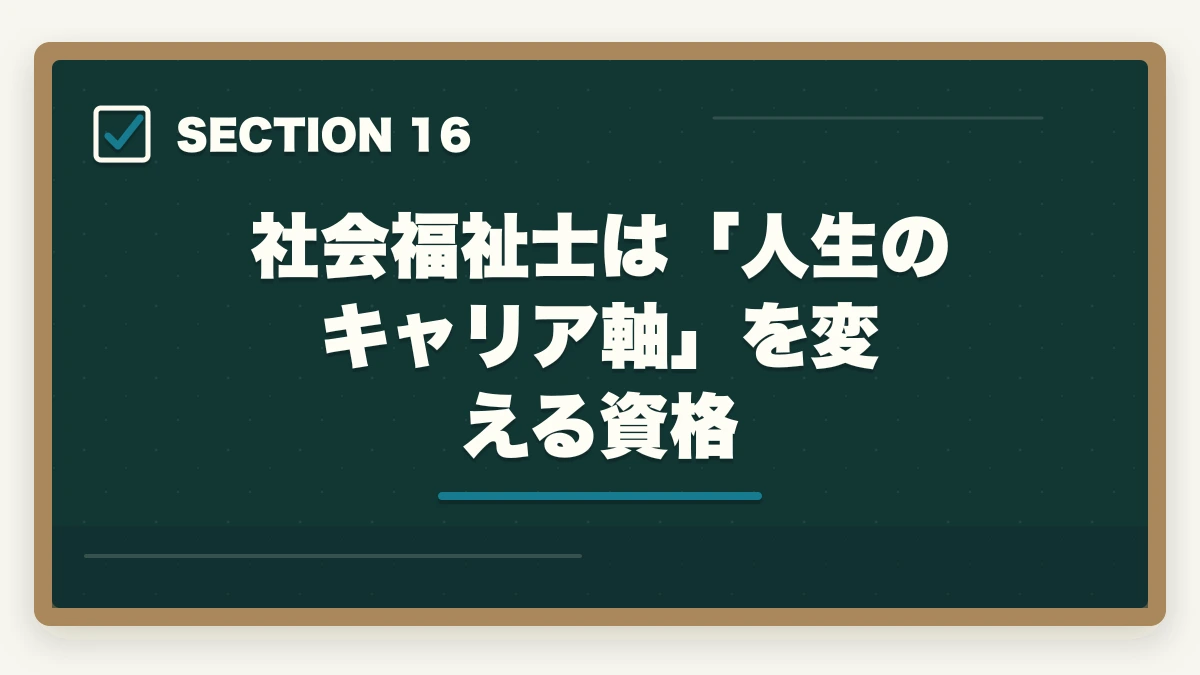 社会福祉士は「人生のキャリア軸」を変える資格|ユーキャン社会福祉士の分割払いvs一括払い完全比較|月々4,980円から始める支払い方法ガイドの図解