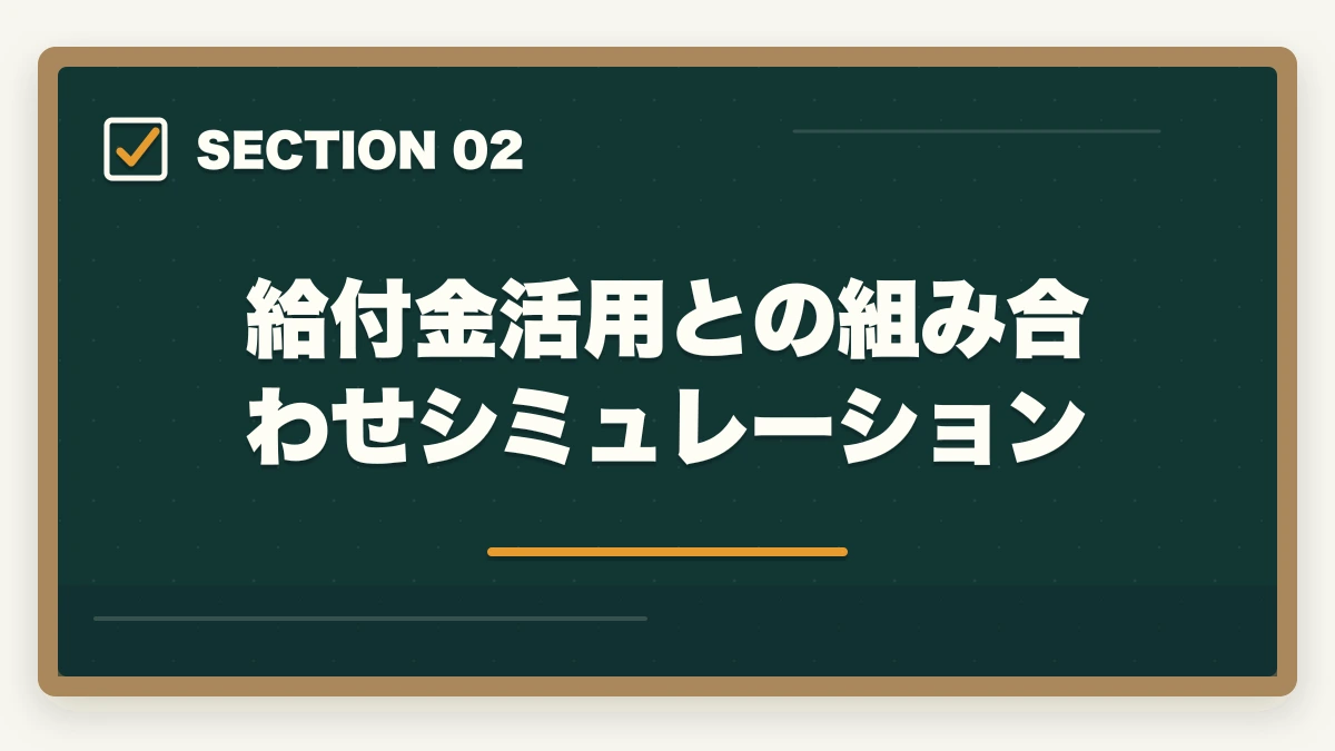 給付金活用との組み合わせシミュレーション｜ユーキャンケアマネジャーの分割払いvs一括払い完全比較|月々3,900円から始める支払い方法ガイドの図解