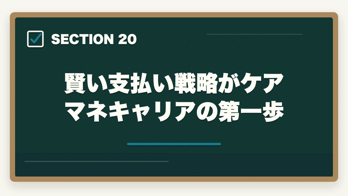 賢い支払い戦略がケアマネキャリアの第一歩｜ユーキャンケアマネジャーの分割払いvs一括払い完全比較|月々3,900円から始める支払い方法ガイドの図解