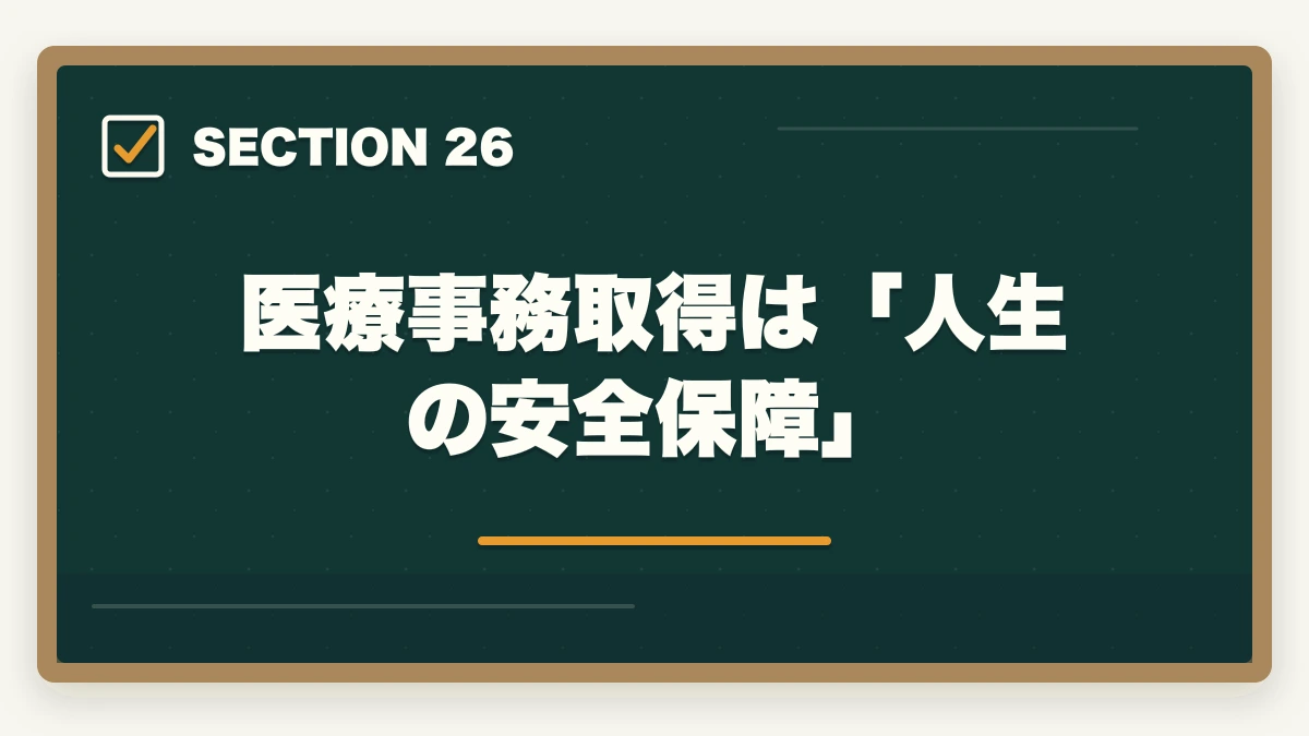 医療事務取得は「人生の安全保障」|ユーキャン医療事務の分割払いvs一括払い完全比較|月々3,300円から始める支払い方法ガイドの図解