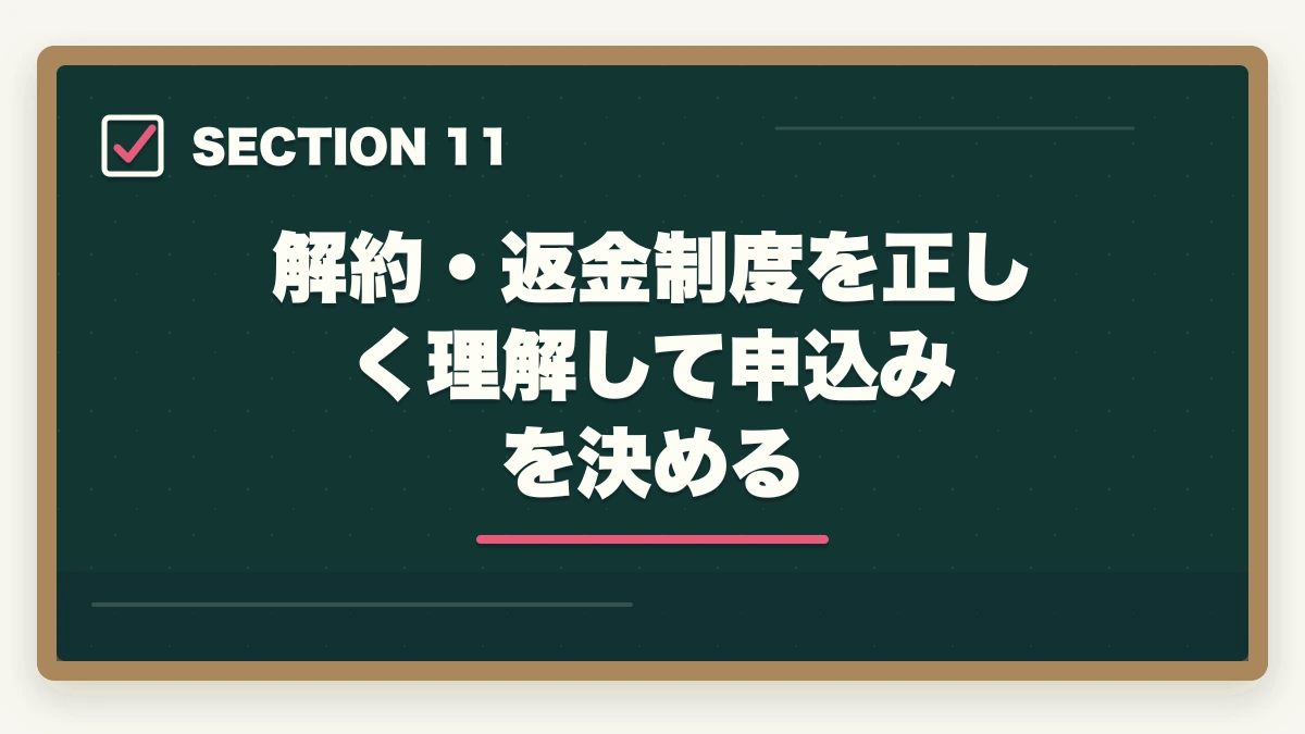 解約・返金制度を正しく理解して申込みを決める|ユーキャン介護福祉士のキャンセル・返金・解約完全ガイド|8日以内クーリングオフ可能の図解