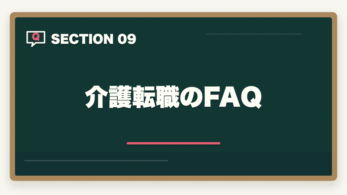 介護転職のFAQ｜介護福祉士の転職エージェントおすすめ7選|10年現場経験者が選ぶ介護専門求人サイト【2026年】の図解