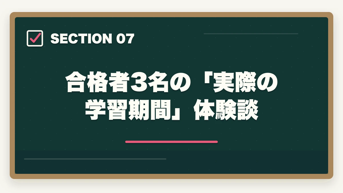 合格者3名の「実際の学習期間」体験談｜ユーキャン看護助手は何ヶ月で取れる?|標準3ヶ月・最短2ヶ月・余裕8ヶ月の3プラン完全比較の図解