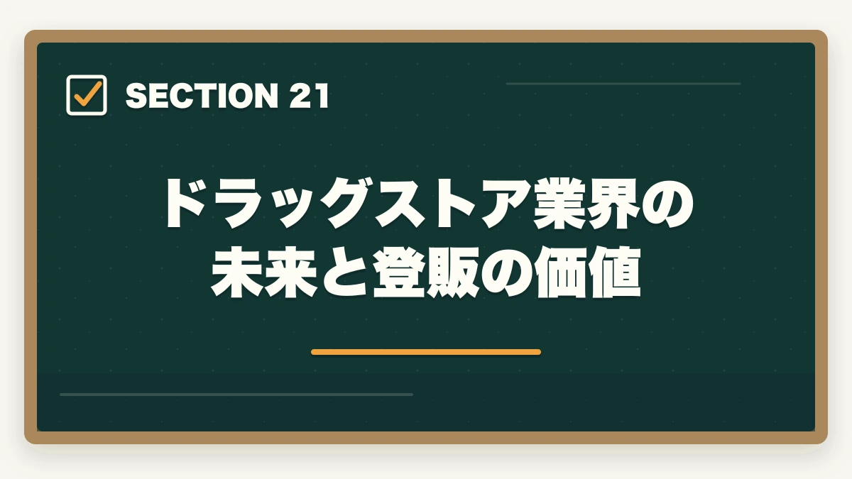 ドラッグストア業界の未来と登販の価値|ユーキャン登録販売者のキャンセル・返金完全ガイド|8日間クーリングオフの正しい使い方の図解