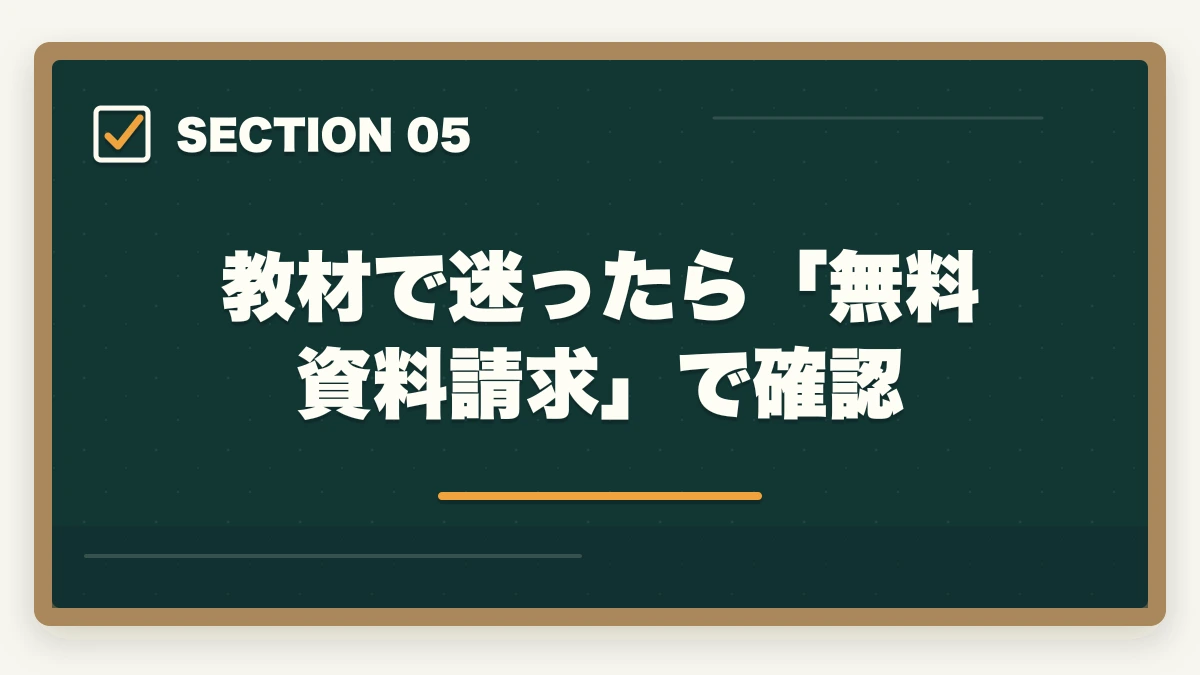 教材で迷ったら「無料資料請求」で確認｜大原初任者研修の教材中身レビュー|介護未経験から学べるテキスト・動画・スクーリングを徹底評価の図解