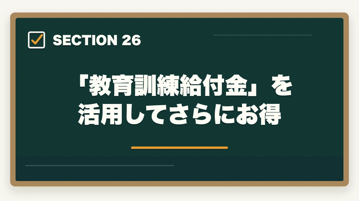 「教育訓練給付金」を活用してさらにお得|ユーキャン調剤薬局事務は何ヶ月で取れる?|標準3ヶ月・最短2ヶ月・余裕6ヶ月の3プラン完全比較の図解