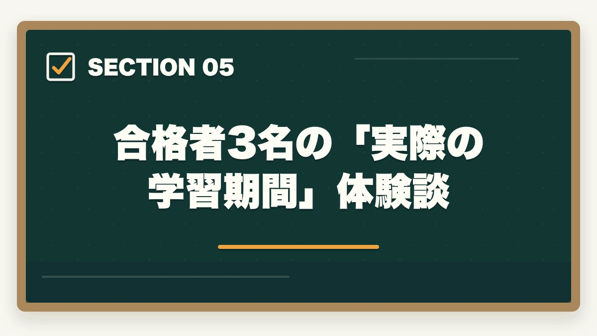 合格者3名の「実際の学習期間」体験談｜ユーキャン認知症介助士は何ヶ月で取れる?|標準3ヶ月・最短2ヶ月・余裕6ヶ月の3プラン完全比較の図解
