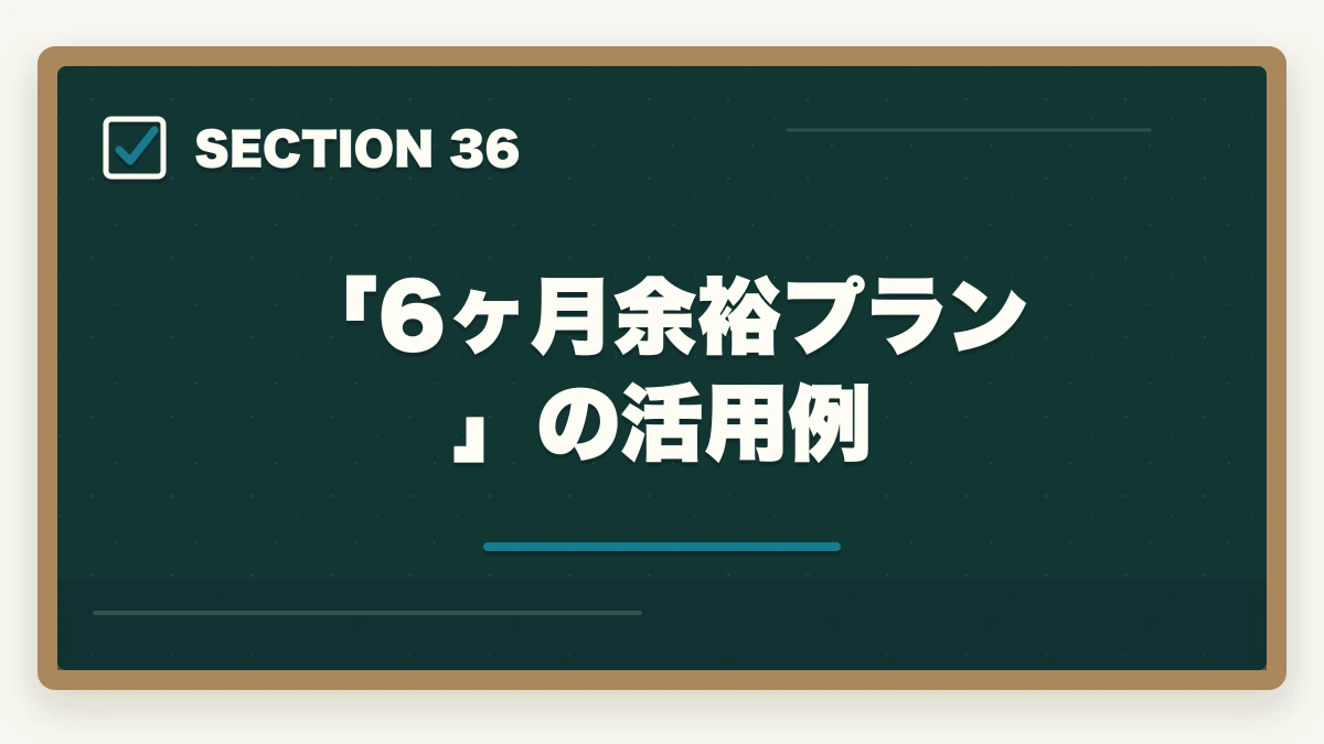 「6ヶ月余裕プラン」の活用例｜ユーキャン認知症介助士は何ヶ月で取れる?|標準3ヶ月・最短2ヶ月・余裕6ヶ月の3プラン完全比較の図解