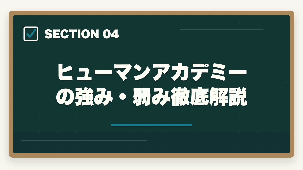 ヒューマンアカデミーの強み・弱み徹底解説｜介護・医療通信講座おすすめ3社徹底比較|ユーキャン・キャリカレ・ヒューマンアカデミーを10年経験者が評価の図解