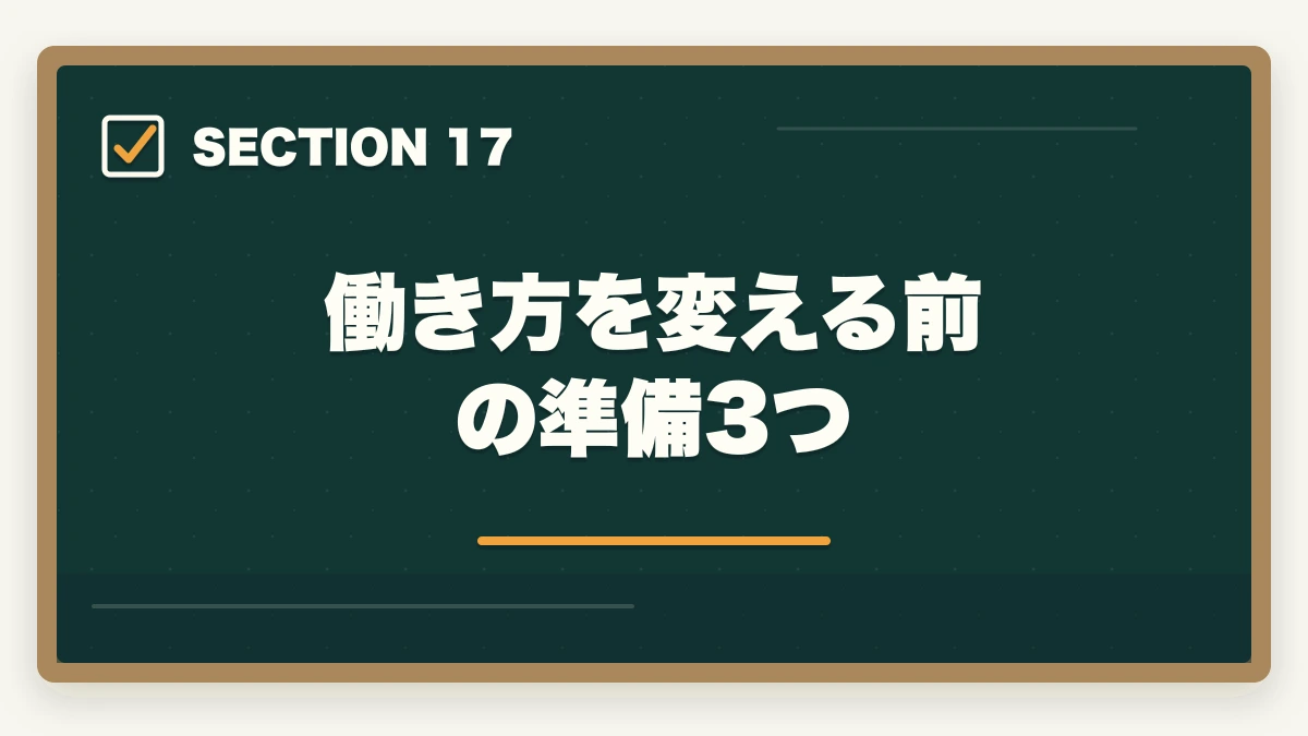 働き方を変える前の準備3つ|働き方別 介護・医療資格おすすめ完全ガイド|夜勤あり/なし・在宅・パート別の最適資格の図解