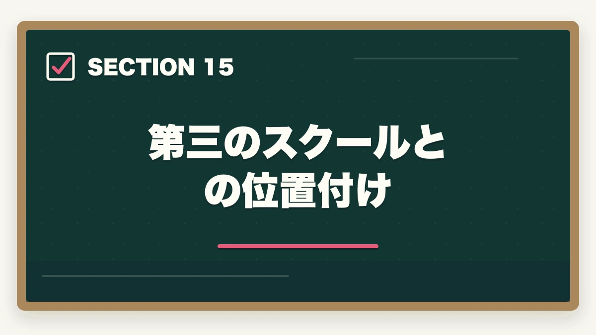 第三のスクールとの位置付け｜介護職員初任者研修のニチイと三幸福祉カレッジを徹底比較の図解