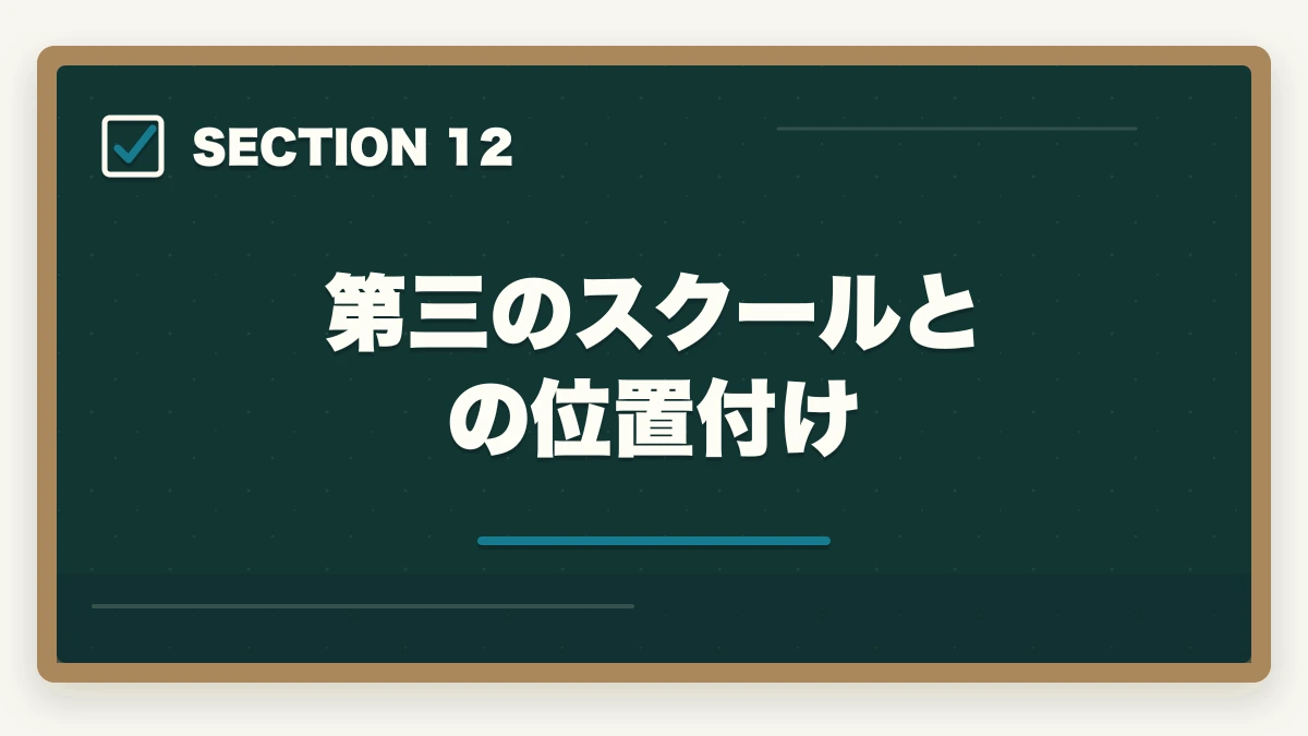 第三のスクールとの位置付け｜実務者研修のニチイと三幸福祉カレッジを徹底比較の図解
