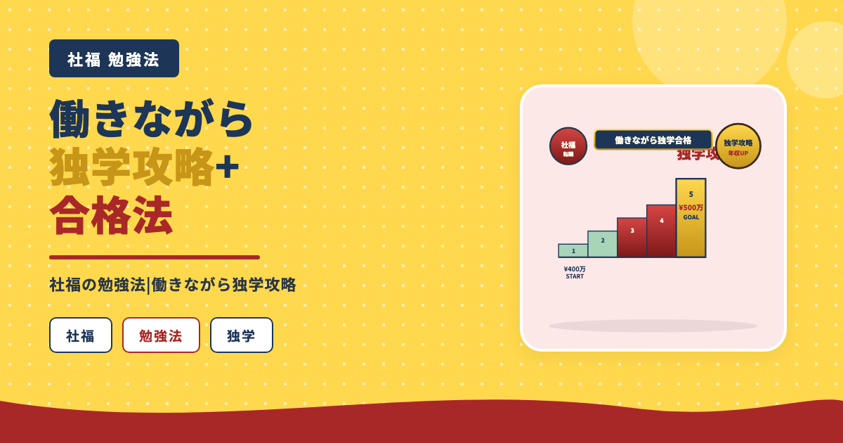 働きながら独学攻略法