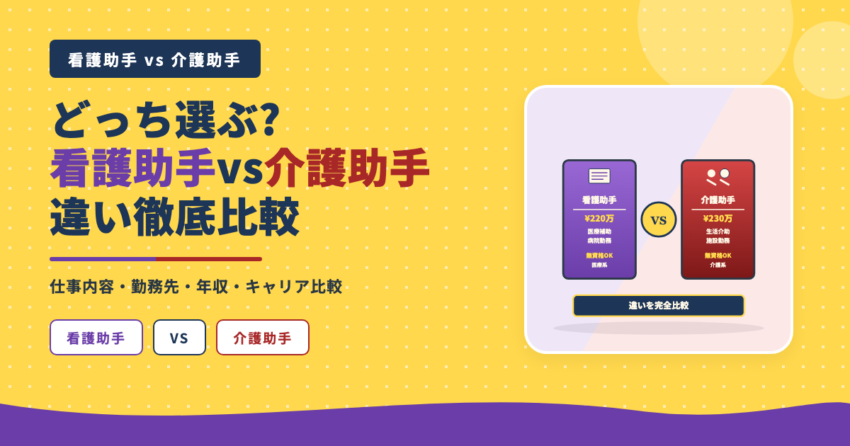 仕事内容・勤務先・年収・キャリア徹底比較